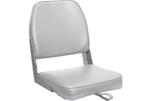 ERGOSEAT Low Back Boat Seat Fold-Down Fishing Boat Seat