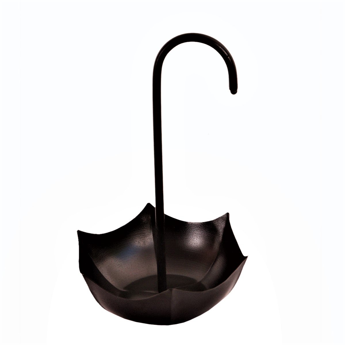 Purpledip Iron Serving Platter Snacks Tray For Chips, Fries, Salads Or Knick-knacks 'Rainy Day' (11211)