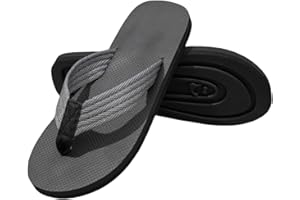 JNRCE Creative Flip Flops - Funny Beach Sandals with Hidden Design - Quick-Dry Slides for Men - Novelty Gag Gift