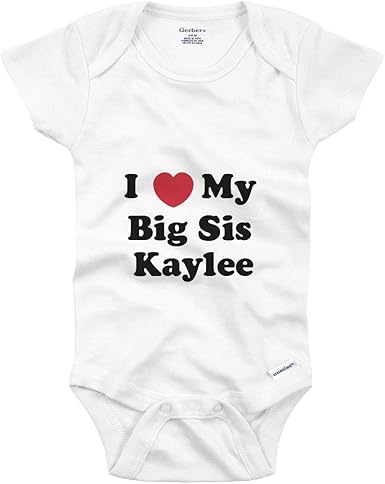 i love my big sister onesie
