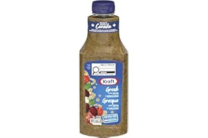 Kraft Greek with Feta and Oregano Salad Dressing, 425 mL Bottle
