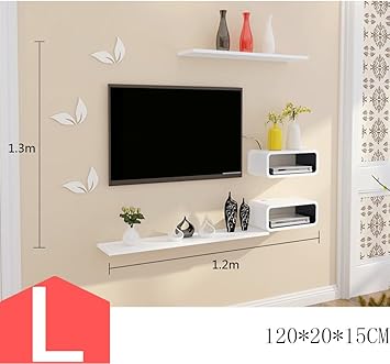 Full Decoration Csq Tv Deko Rahmen Creative Wohnzimmer Set Top Box Regalen Wand Hangeregal Wandregal Hintergrund Wand Rahmen Schlafzimmer Trenner Display Stander Large Amazon De Kuche Haushalt