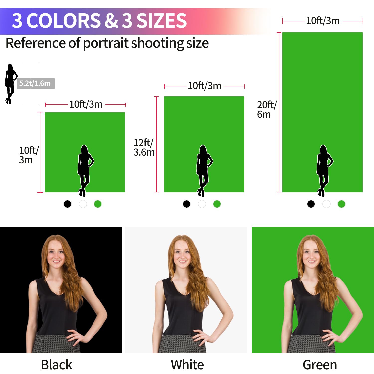 Green Screen Backdrop 10x10 ft, Chroma Key Greenscreen Background for Streaming Zoom, Photo Backdrop Curtain for Photography, Thick Polyester Fabric Cloth Sheet for Photoshoot Video (Backdrop Only)