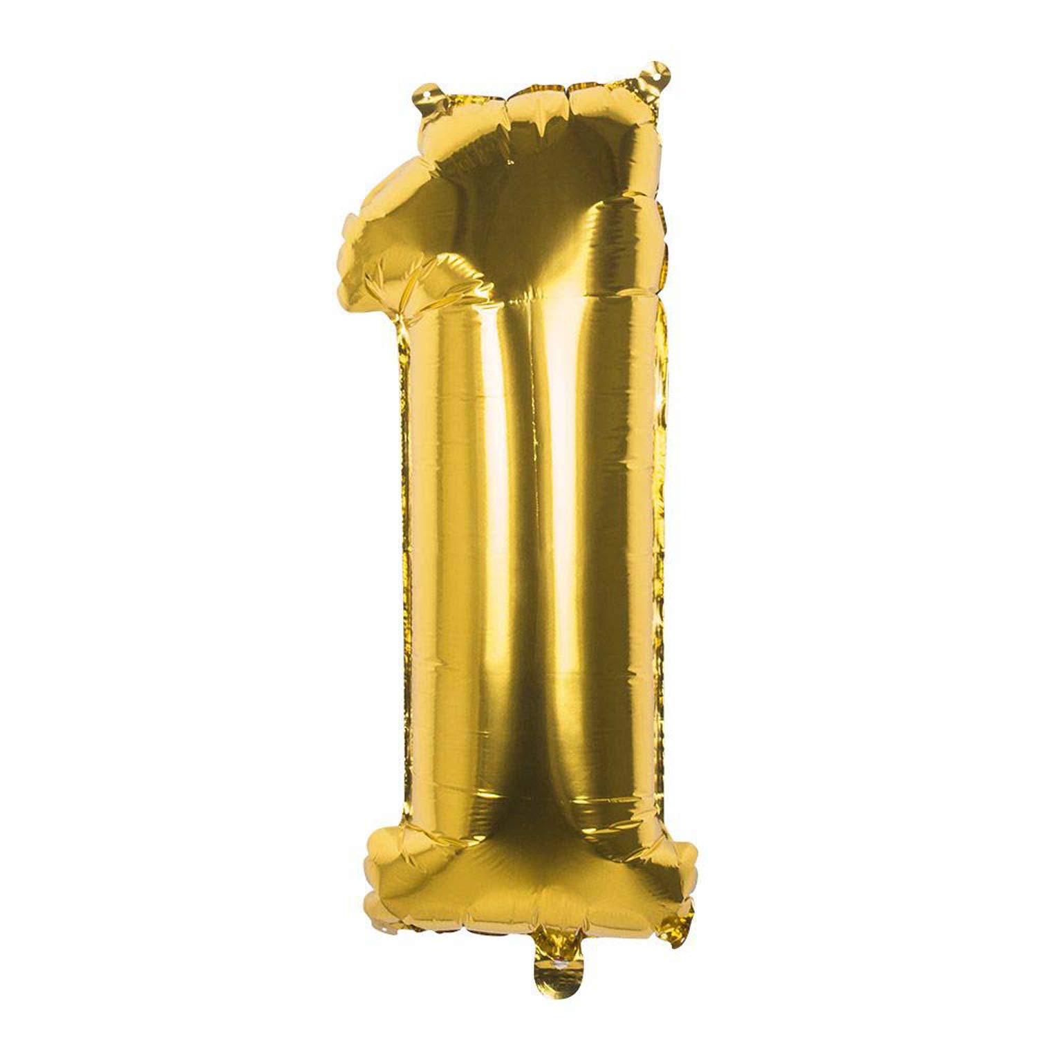 Foil balloon '1' gold (66 cm)
