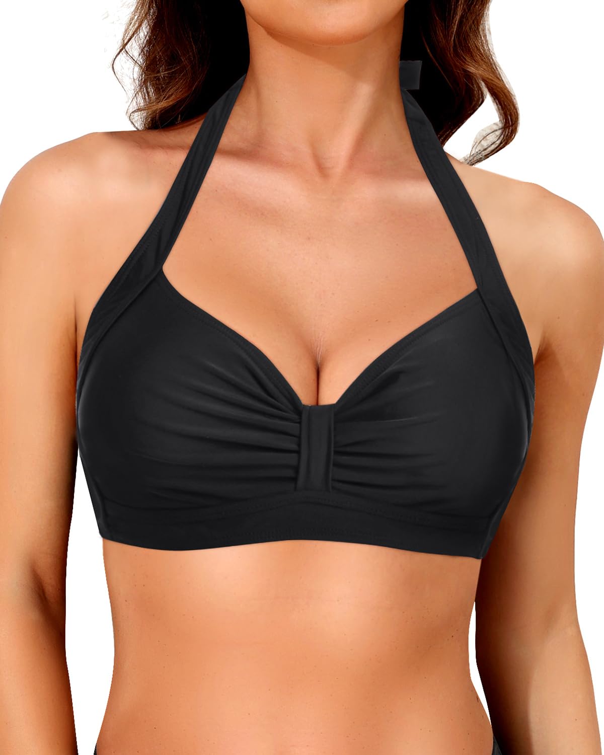 Yonique Womens Underwire Bikini With Skirt - Push Up Bathing Suit Two Piece High Waisted Swimsuit 2025 Swimwear, Plaid, L - View #13