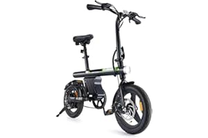 Peak 500W Electric Bike for Adults,2026 Stylish Ebike with Suspension Max 30Km/h Range up to 50Km 7.8Ah Battery Foldable Fold