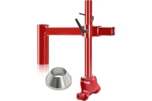 EXODIOS Upgrade Manual Tire Changer Duck Head Kit with Silver Cone, with Tire Changer Duck Head Fit for Most Car Tires (with Silver Cone)