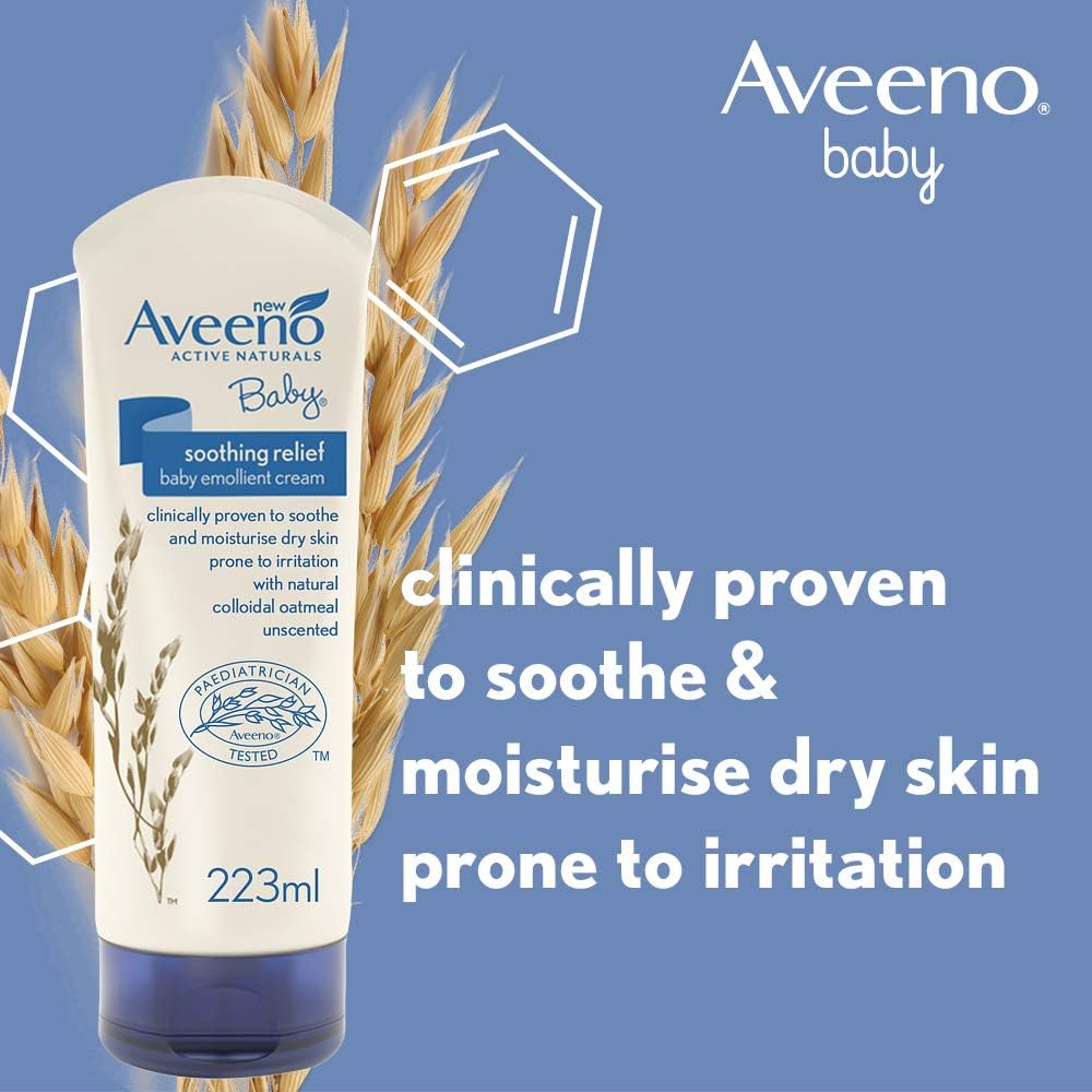 aveeno baby soothing relief emollient cream 223 ml
