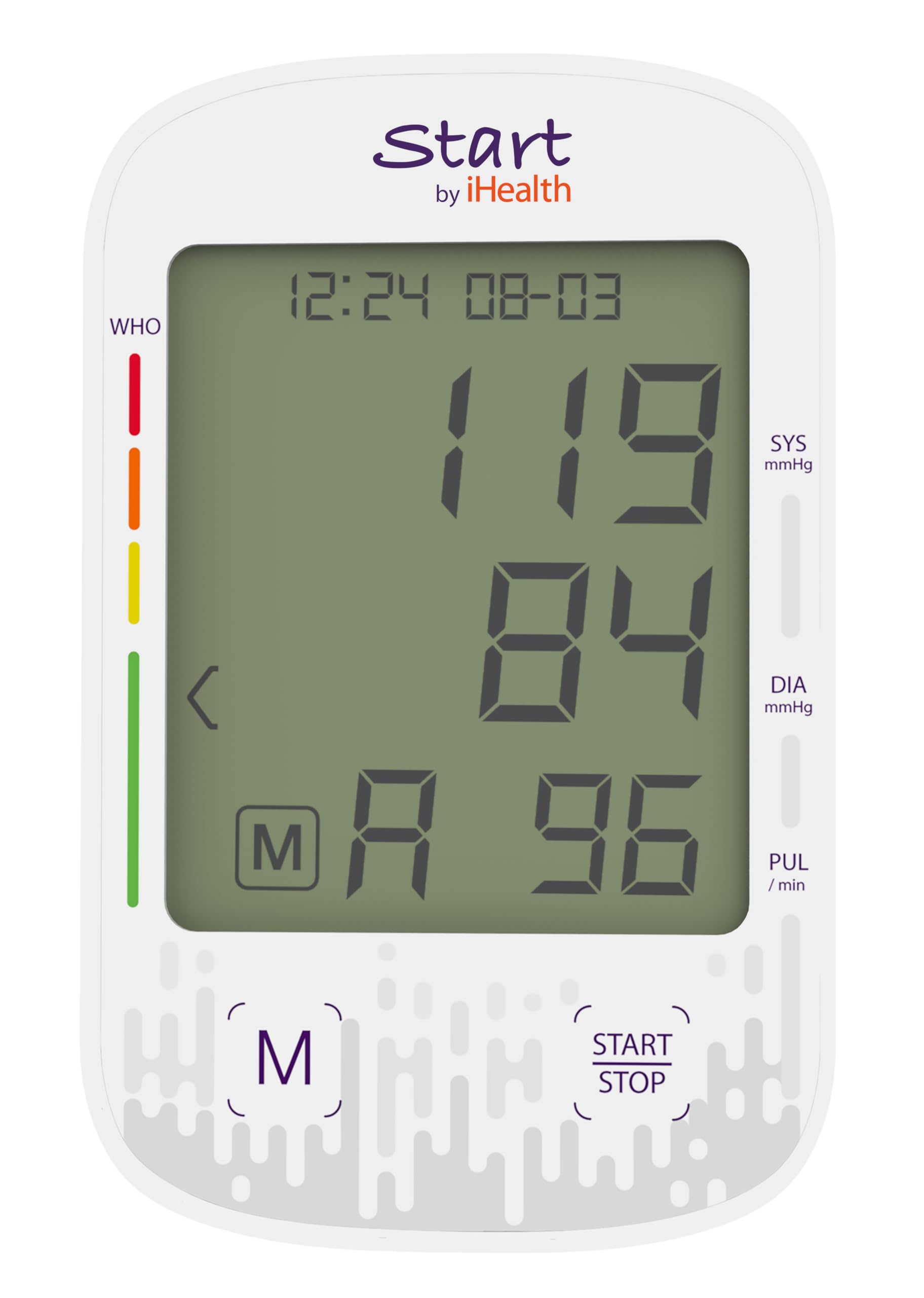 BPA Arm Blood Pressure Monitor - Irregular Heartbeat Detection - Home Use Heart Rate Deetctor