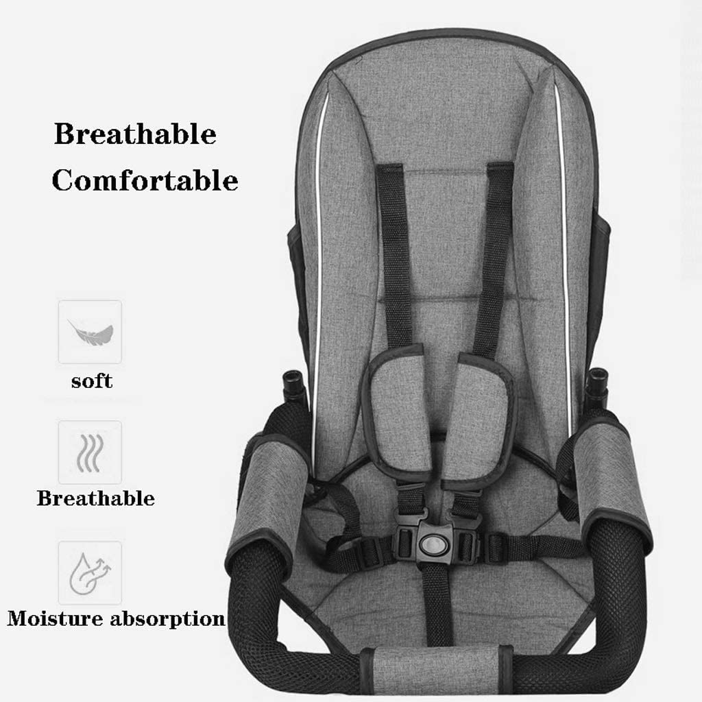 Stroller Wagon Upgrade Children Bicycle Trolley Folding Baby Tricycle with Awning Security Fence Increase Storage Basket Best Gift for Kids (Color : Gray) Over 1 Year Old Girl Gifts