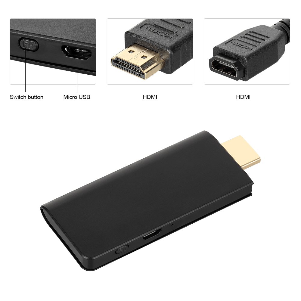 E28 WiFi Display Dongle,Mbuynow Super Slim inalámbrico HDMI HD Miracast Dongle,Soporta Google Chromecast Miracast DLNA Airplay Conversión de Airplay Mirroring,Compatible con Android/IOS/Windows/ MAC