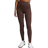 Awwena Women's High Waisted Thick Yoga Leggings with Pockets 25'' Buttery Soft Squat Proof Gym Athletic Workout Pants