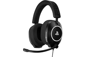 Official PlayStation R5 Pro HS Wired Gaming Headset Black for PS5 Compatible PS4 Wired Headphones 3.5 mm Jack