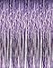 Metallic Purple Foil Fringe Curtains (2-Pack, Purple)