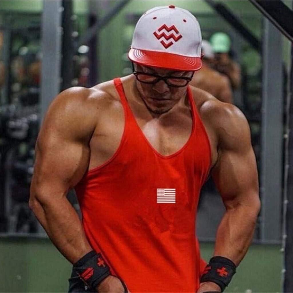 mens y back tank tops