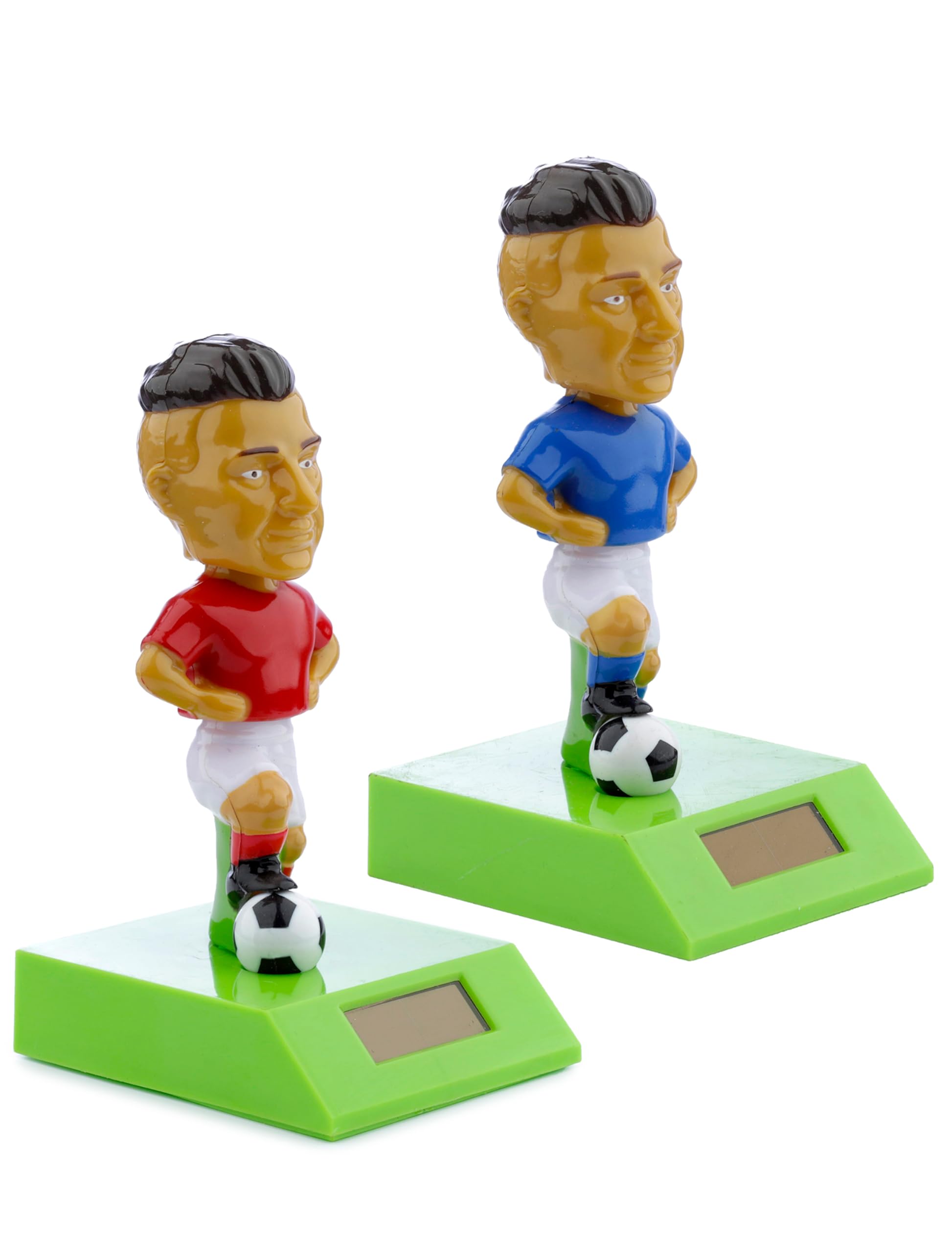 Puckator Footballer Solar Pal - Home Office Table Desk Dashboard Car Decor Decoration - Gift Ideas - Gifts For Teenage Old Boy Girl Dad Mums - Powered KIds Toys Toy Figure Figures
