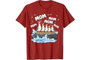 Cololily Funny mom Shirt Humor Gifts for Mothers Day Mom Mom Seagull T-Shirt