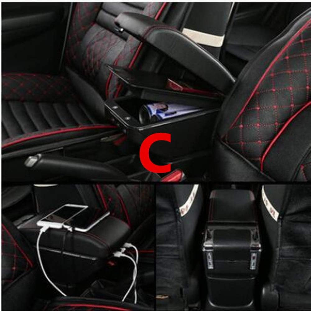 QFWCJ For Nissan Kicks armrest box central Store content box with cup holder ashtray Generic model 2017 2018 2019