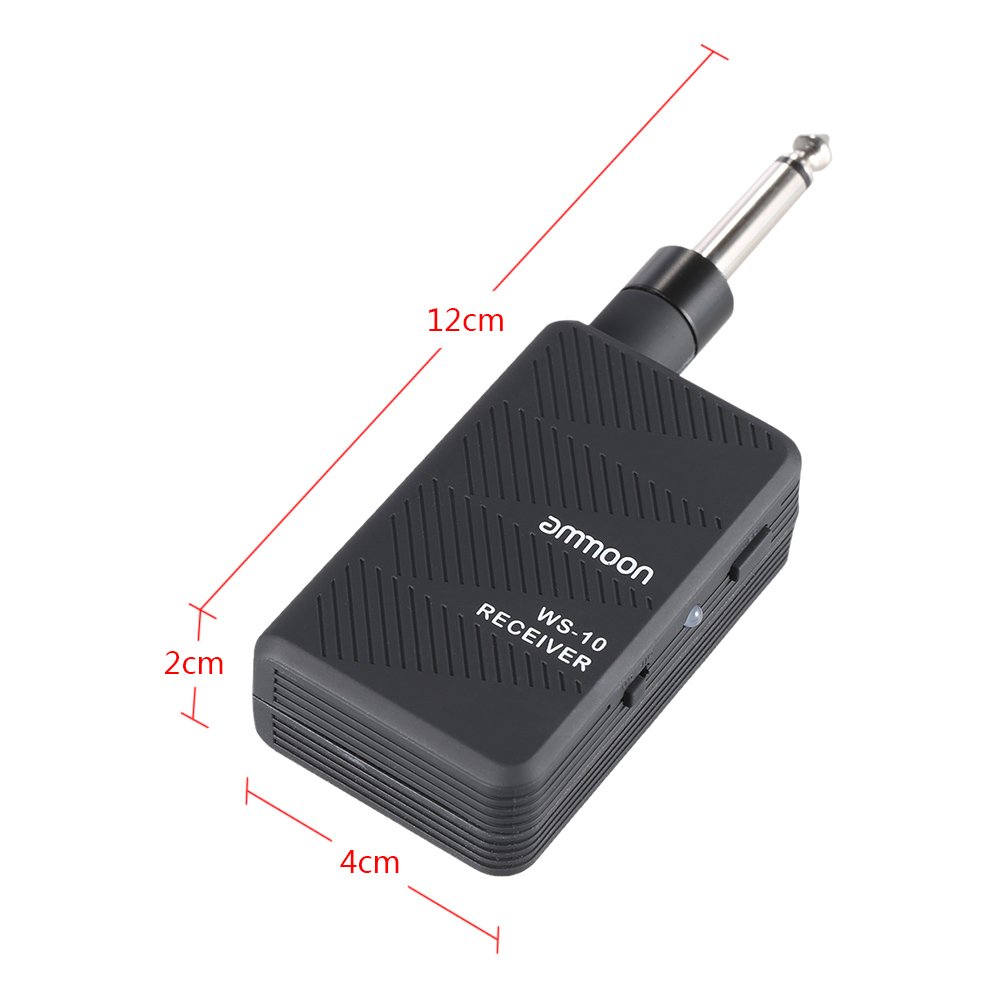 Amazon.com: ammoon WS-10 Digital 2.4Ghz Audio Wireless Electric Guitar  Transmitter Receiver Set: Musical Instruments