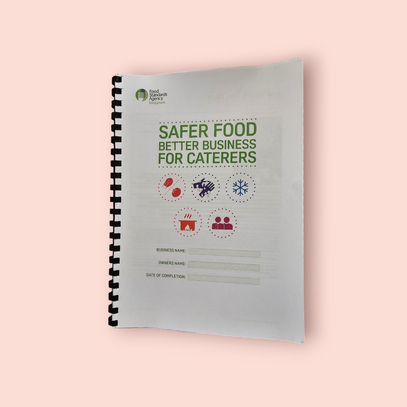 Safer Food Better Business Caterers Pack SFBB 2024