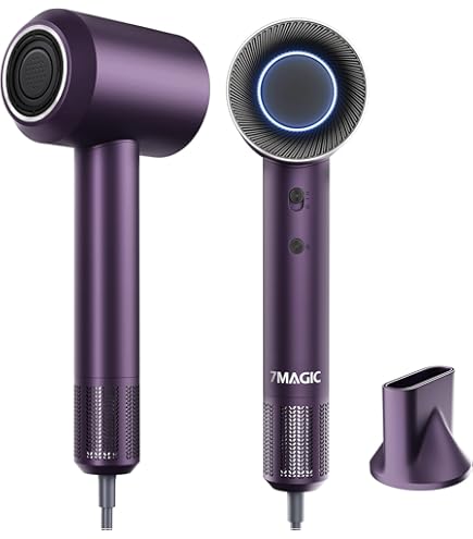 Amazon.com : 7MAGIC High-Speed Hair Dryer, 110,000RPM Brushless