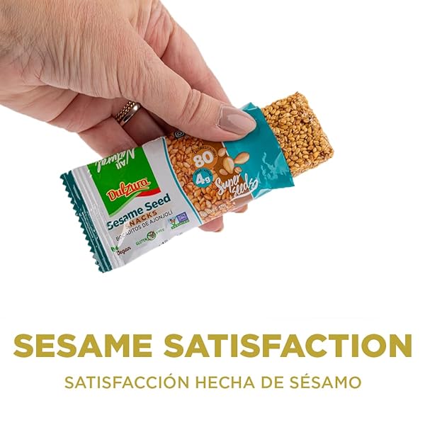 DULZURA SESAME SEED SNACKS – CRUNCHY SNACK CRACKERS – 3 OZ (PACK OF 1)