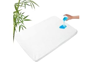 MAGIK & KOVER Pack and Play Mattress 38" x 26" x 1", Pack N Play Mattress Topper Pad with Removable and Washable Cover, Waterproof Playard Pad for Baby & Toddlers