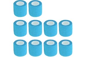 E Support 2 Inches X 5 Yards Self Adherent Cohesive Wrap Bandages Strong Elastic First Aid Tape for Wrist Ankle Pack of 5