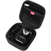 Hermitshell Hard Travel Case for Skull Shaver - Pitbull Silver PRO SX5 Head and face Shaver