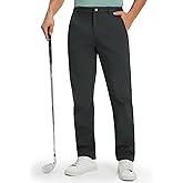 M MAELREG Men's Fleece Lined Pants 30"/32"/34" Winter Warm Golf Work Mens Dress Pants Water Resistant for Casual with Pockets