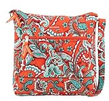 Bella Taylor Bali Bright Quilted Large Cross Body Messenger Bag Shoulder Bag