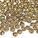 LJY 200 Pieces 6 mm Antique Spacer Beads European Style Beads for Jewelry Making (Golden)