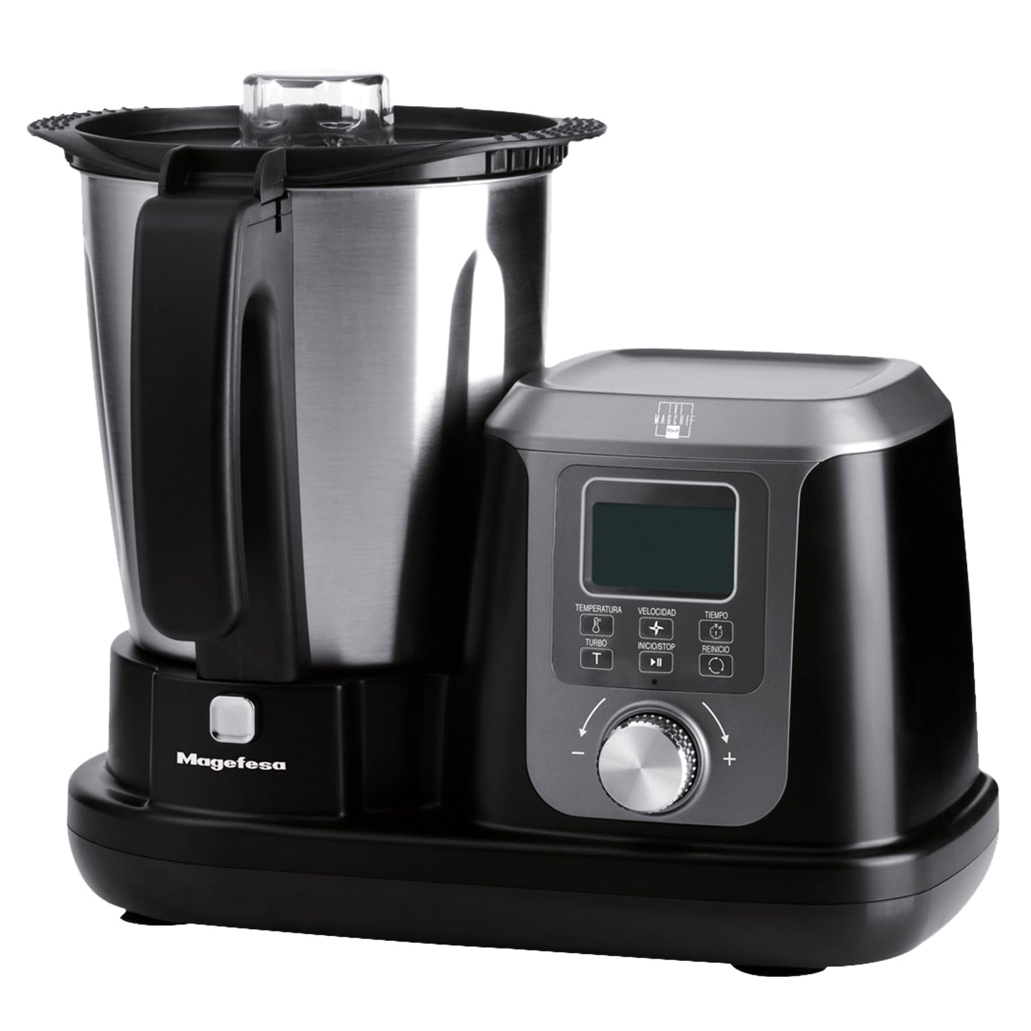 Magefesa 02RO4550000 02RO4550000 Kitchen Robot Model MAGCHEF Black MGF4550, 1200 W, Black