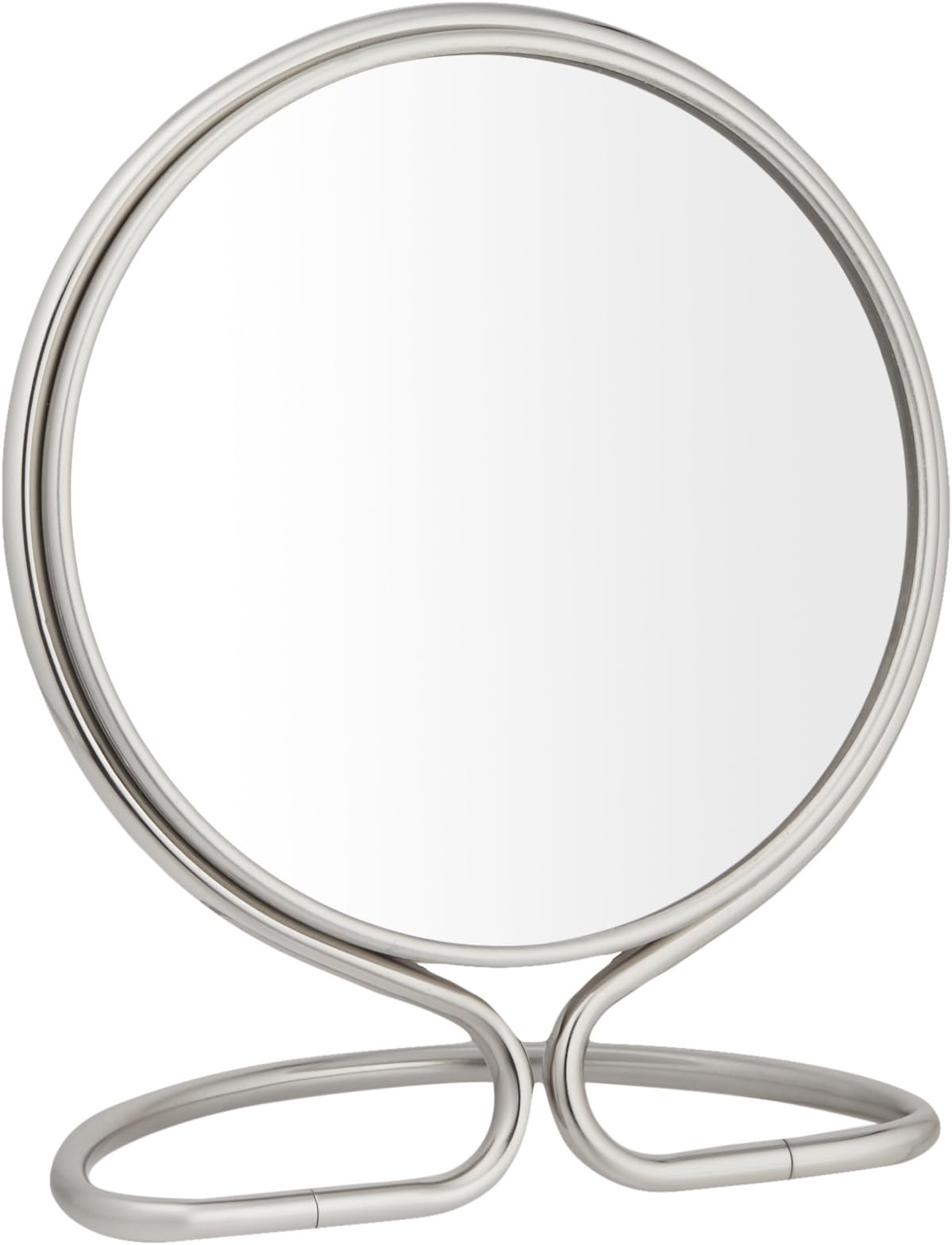 Frasco Mirrors Folding Stand Double Sided Mirror, Chrome