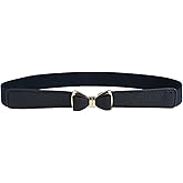 Syuer Women's 1" Width Bow Skinny Elastic Waist Belt - Stretchy, Thin Belt