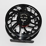 Ospika GearFly Fishing Reel-Size 7/8-Black Frame
