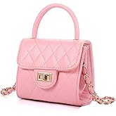 Qiuhome Little Girl Purse Kid Purse Pink Purses for Girls (Pink)