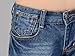 Chouyatou Women's Classic Five-Pocket Oversized Denim Shorts (XX-Large, Blue)