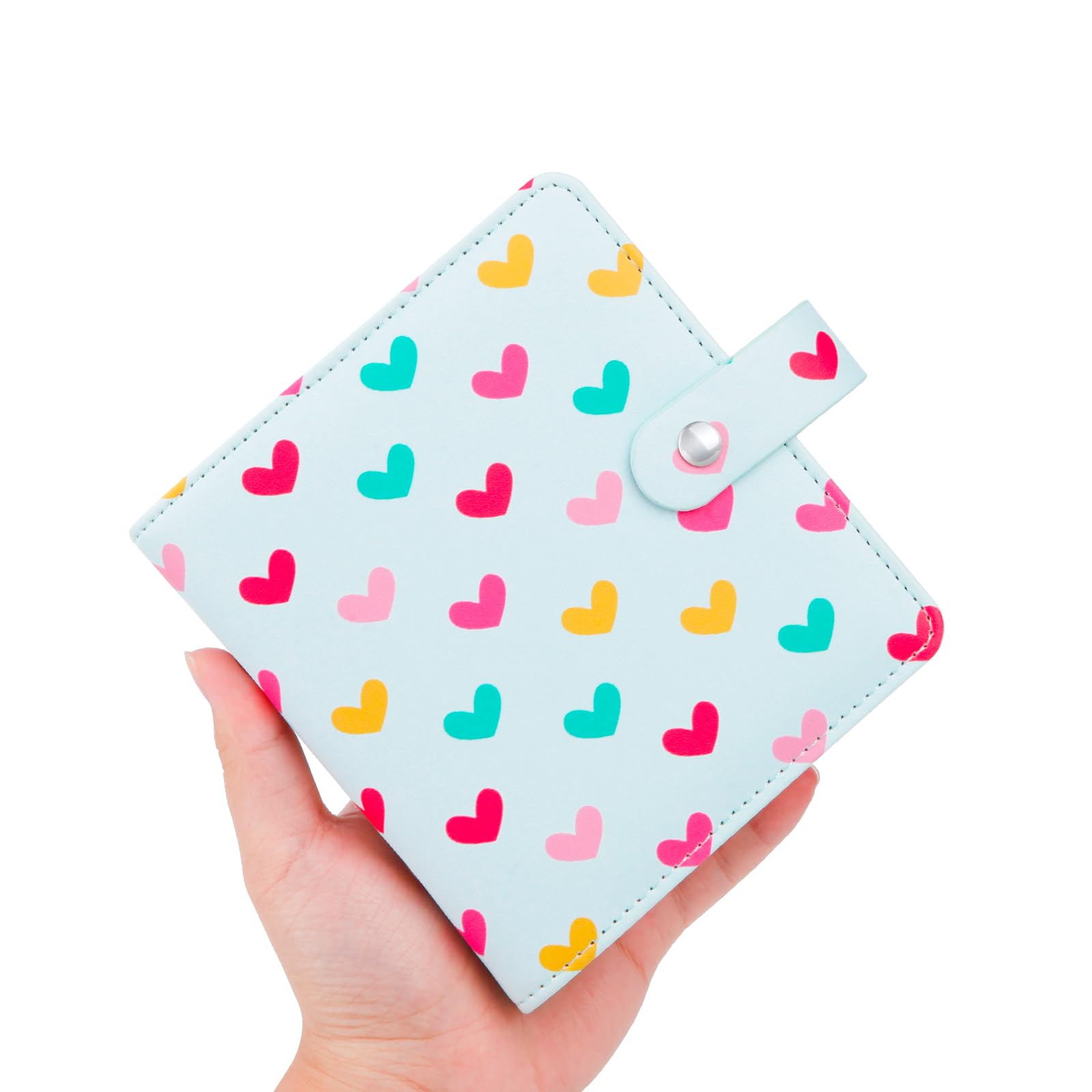 Photo 1 of 112 Pocket Mini Photo Album Book for 2x3 Inch Films - Small Picture Albums Fits Fujifilm Instax Mini 12 11 9 8 7 40 Instant Cameras,Polaroid Hi-Print Photos & Kpop Photocards Holder (Blue)