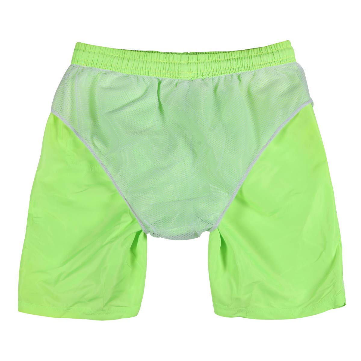 LEIDAI Men\'s Outdoor Water Sports Surfing Boardshorts Swim Trunks (Fluorescent Green, XXL)