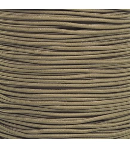 Paracord Planet - Corda intrecciata in policotone, misure da 1/2, 3/8, 1/4, 3/16 e 1/8 pollici, disponibile in vari colori, rosa, 1/4 inch x 100