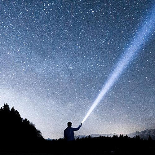 2 Flashlight+Gunel+Rechargeable+Included+Tactical