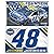 WinCraft Jimmie Johnson #48 2015 Double-Sided Horizontal Flag, 3x5-Feet