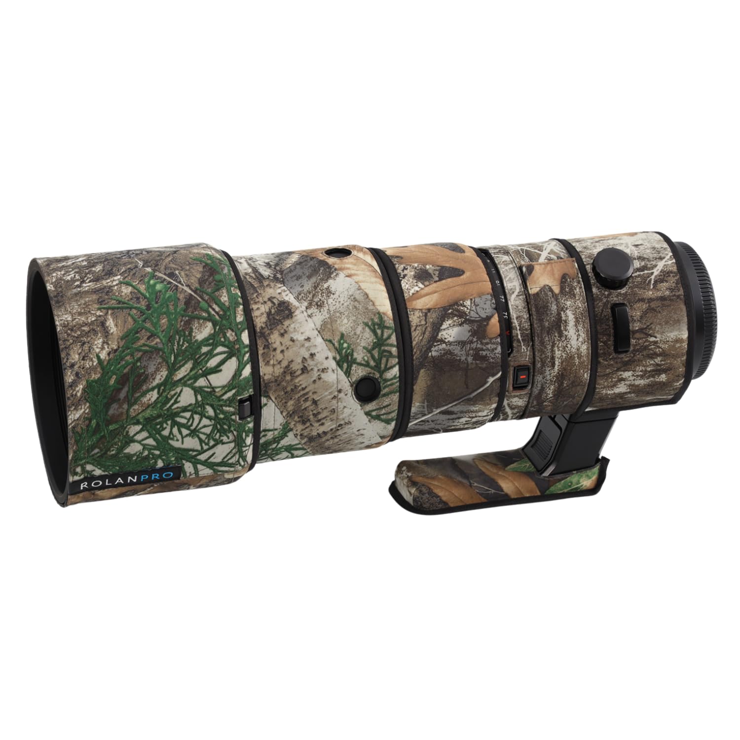 ROLANPRO Waterproof Lens Cover Camouflage Rain Cover for FUJIRON GF 500mm F5.6R LM OIS WR Lens Protective Sleeve Lens Rain Coat-#27 Jungle camouflage