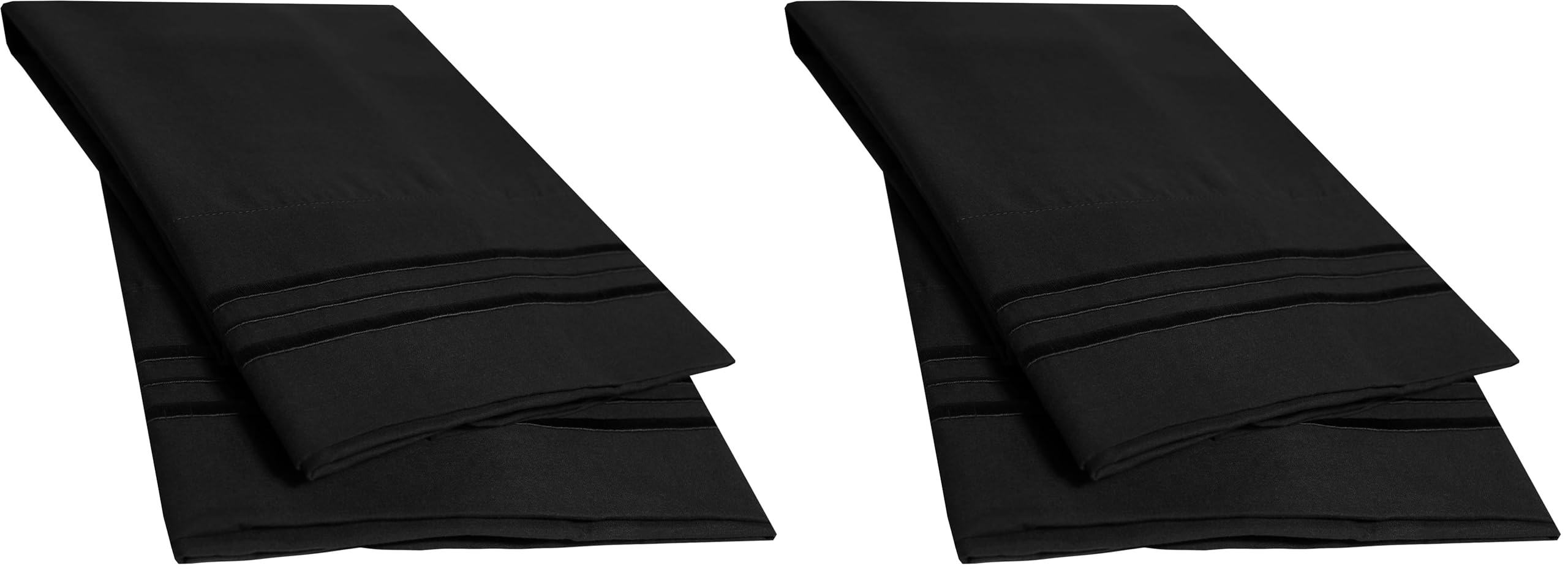 4 Pack Pillow Case Set 1800 Series Fine Brushed Microfiber Pillowcases Image 4 Pack Pillow Case Set 1800 Series Fine Brushed Microfiber Pillowcases Image