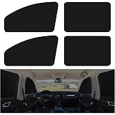 XCBYT Magnetic Car Side Window Shades, 100% Blackout Privacy Curtains | Blackout privacy for camping, naps &amp; work. Keeps your car cool. Fits steel frames only, measure first