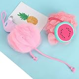 Omenluck Loofah Exfoliating Shower Pouf Balls Sponge Soft Lather Cleanse Bath view 2