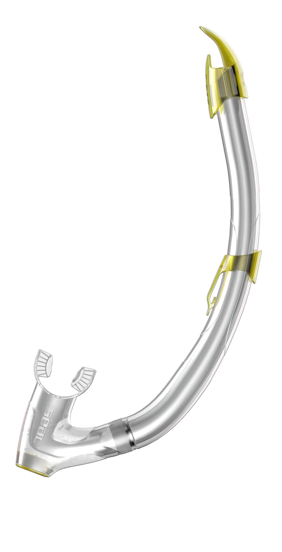 SEAC Fast, Scuba Diving and Snorkelling Activities with Purge Valve, Suitable for Adults,standard,Transparent/Yellow,0840035001360A