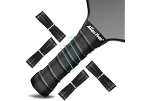ALIEN PROS Pickleball Overgrip (4-Pack) with Ridges for better Grip control - Precut and Tac Feel Pickleball Grip Tape - Non-