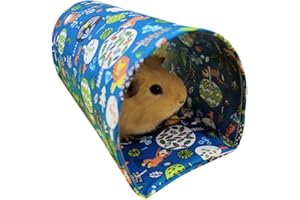 Naiveferry Guinea Pig Tunnel House, Small Animal Hideout Tube Pet Tunnel House Cage Accessories Hamster Playing Sleeping Rest